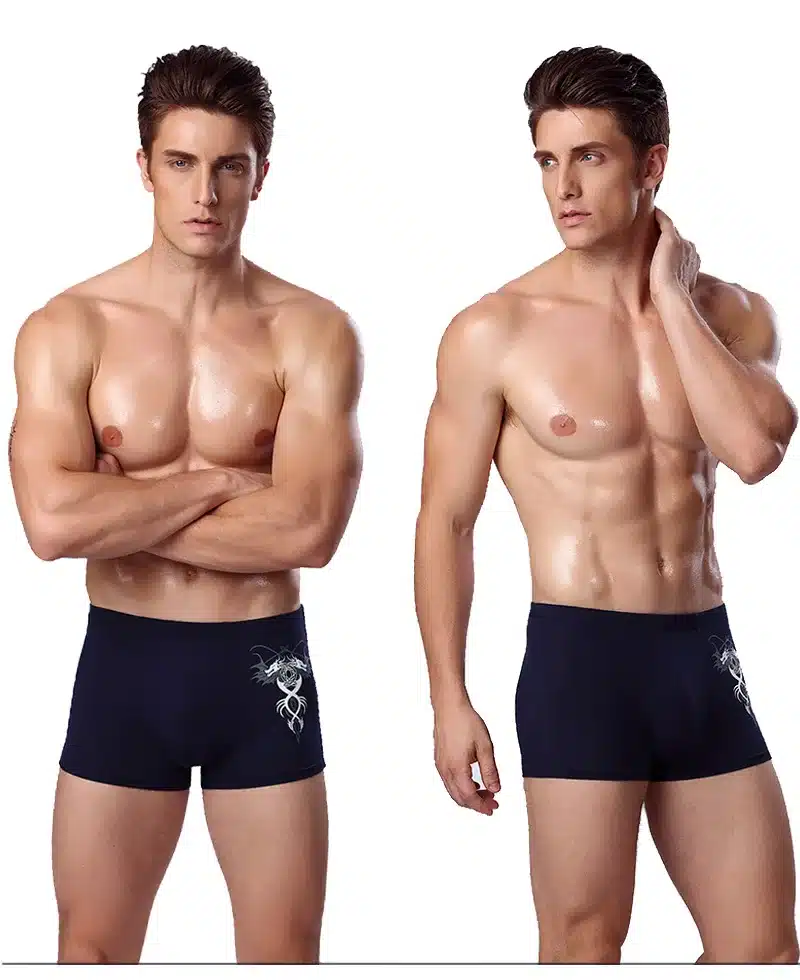 LOBEIOK Mens Boxer Shorts Mid-waist breathable calzoncillos hombre boxer sexy underwear men 4color M L XL XXL 3XL underpants 7