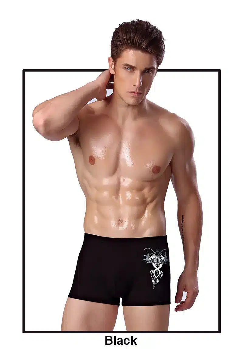LOBEIOK Mens Boxer Shorts Mid-waist breathable calzoncillos hombre boxer sexy underwear men 4color M L XL XXL 3XL underpants 10