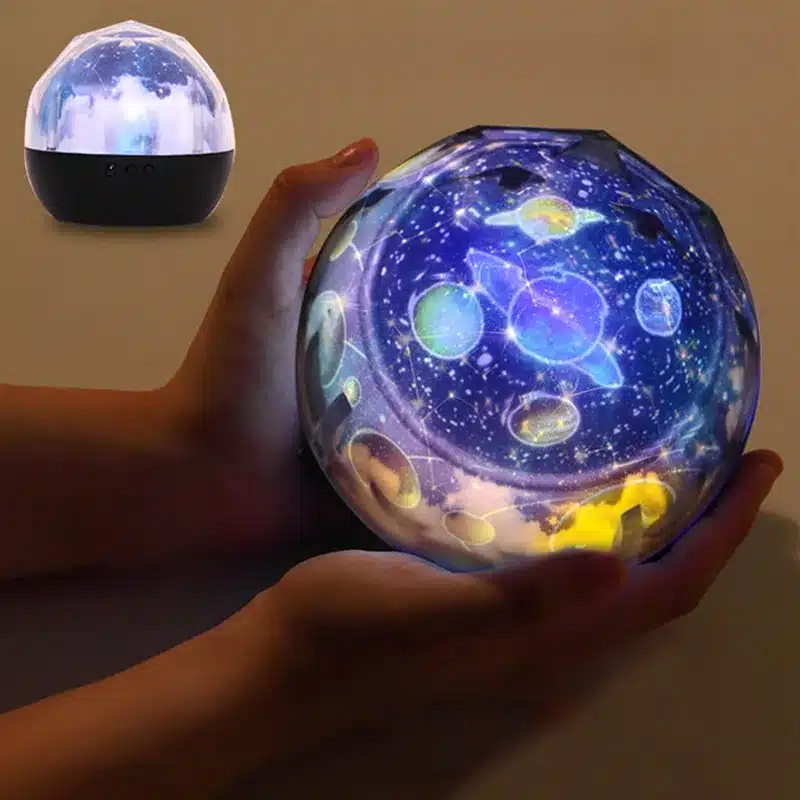 Night Light Projector Planet LED Lamp Dimmable Stars Earth Projector 360 Degree Rotating Amazing Kid Gift for Xmas New Year 11