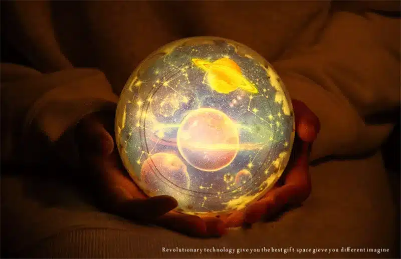 Night Light Projector Planet LED Lamp Dimmable Stars Earth Projector 360 Degree Rotating Amazing Kid Gift for Xmas New Year 16