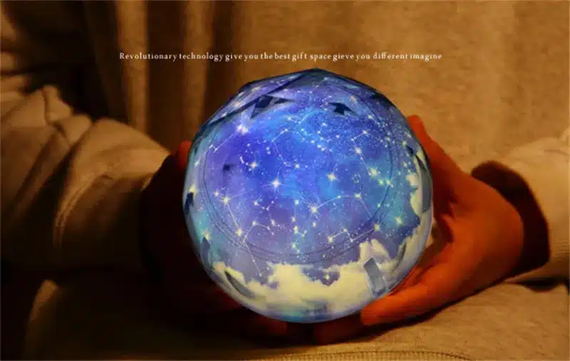 Night Light Projector Planet LED Lamp Dimmable Stars Earth Projector 360 Degree Rotating Amazing Kid Gift for Xmas New Year 18