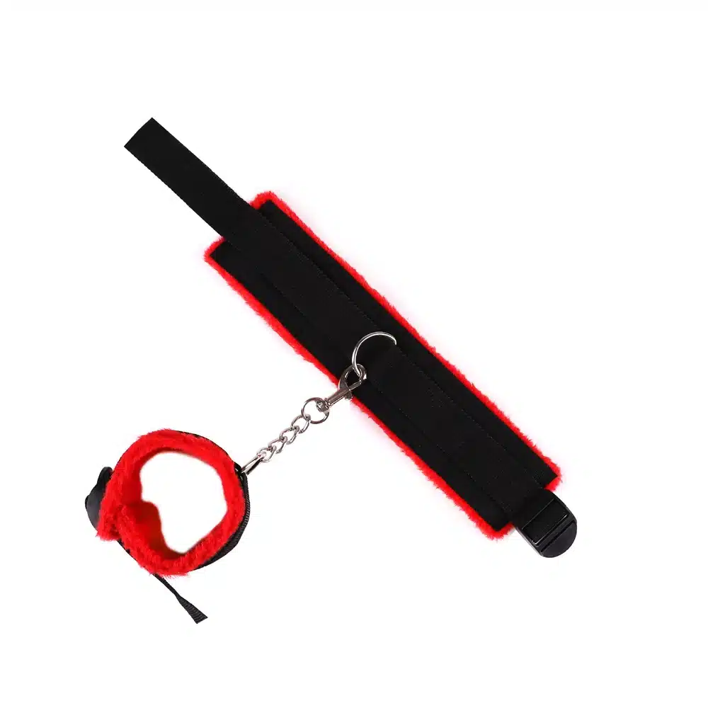 7 Pcs/set Sexy Lingerie Nylon BDSM Sex Bondage Set Accessories Hand Cuffs Footcuff Whip Blindfold Erotic Sex Toys For Couples 16