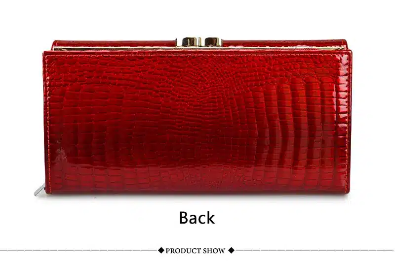 HH Genuine Leather Women Wallets Alligator Long Hasp Zipper Wallet Ladies Clutch Bag Purse 2019 New Female Luxury Purses 30