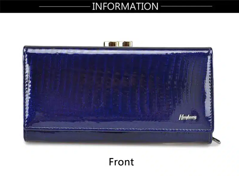 HH Genuine Leather Women Wallets Alligator Long Hasp Zipper Wallet Ladies Clutch Bag Purse 2019 New Female Luxury Purses 33