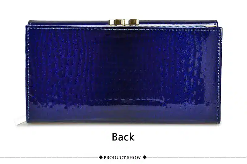 HH Genuine Leather Women Wallets Alligator Long Hasp Zipper Wallet Ladies Clutch Bag Purse 2019 New Female Luxury Purses 34