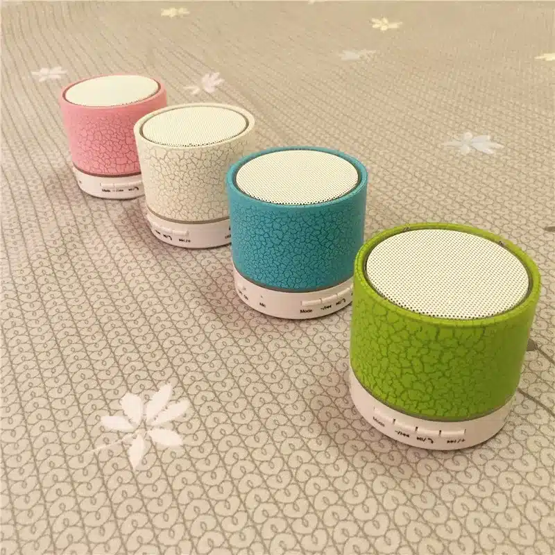 M&J A9 Portable Mini LED Bluetooth Speakers Wireless Small Music Audio TF USB FM Light Stereo Sound Speaker For Phone With Mic 14