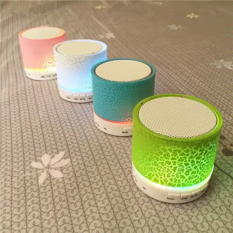 M&J A9 Portable Mini LED Bluetooth Speakers Wireless Small Music Audio TF USB FM Light Stereo Sound Speaker For Phone With Mic 15