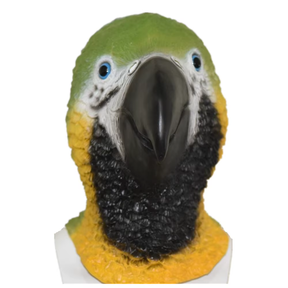 Realistlik papagoi mask