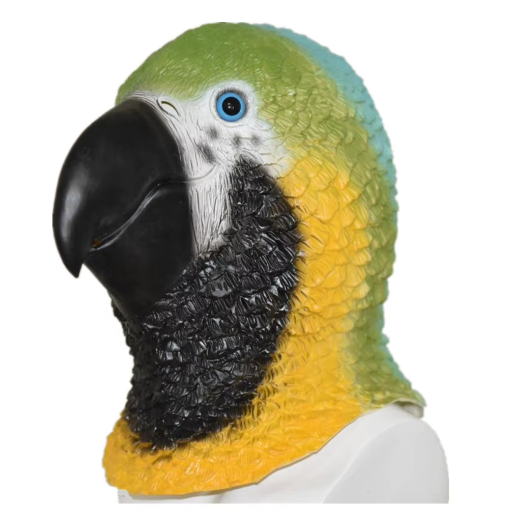 Realistlik papagoi mask