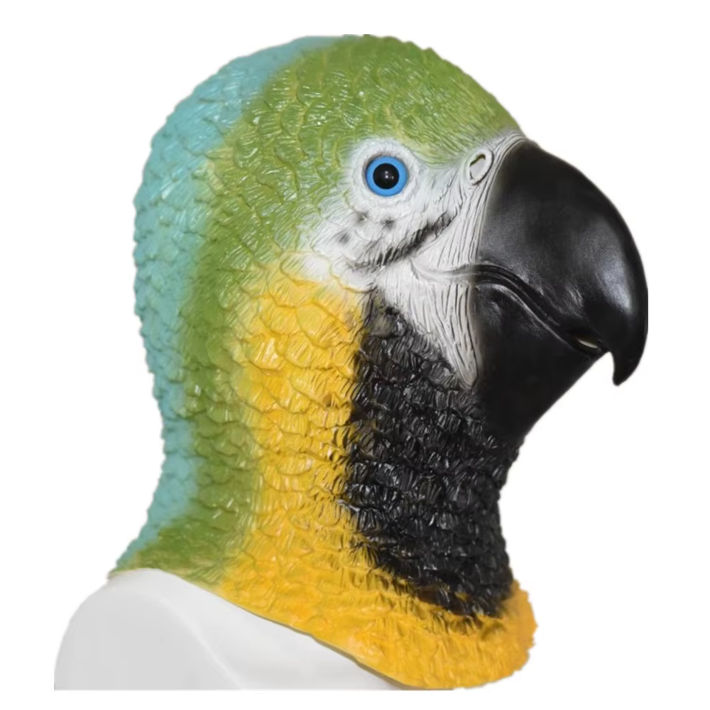 Realistlik papagoi mask