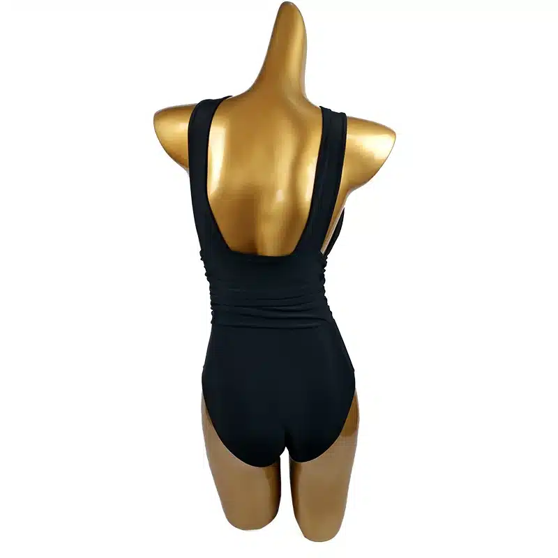 Summer new S-XXL 2017 Sexy Cross Halter women swimwear one piece swimsuit Black red Solid women bathing suits D0117 17