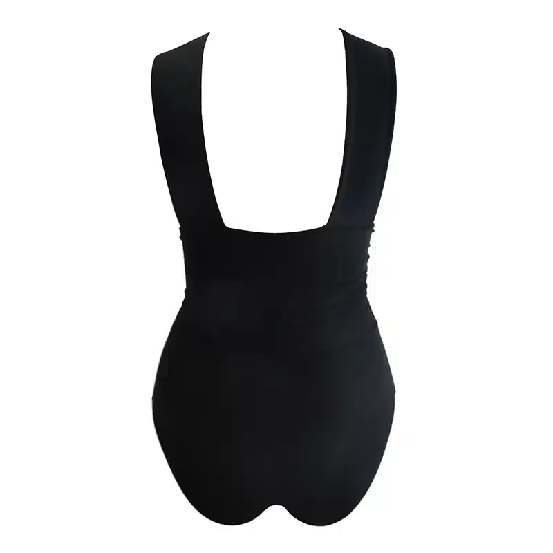 Summer new S-XXL 2017 Sexy Cross Halter women swimwear one piece swimsuit Black red Solid women bathing suits D0117 21