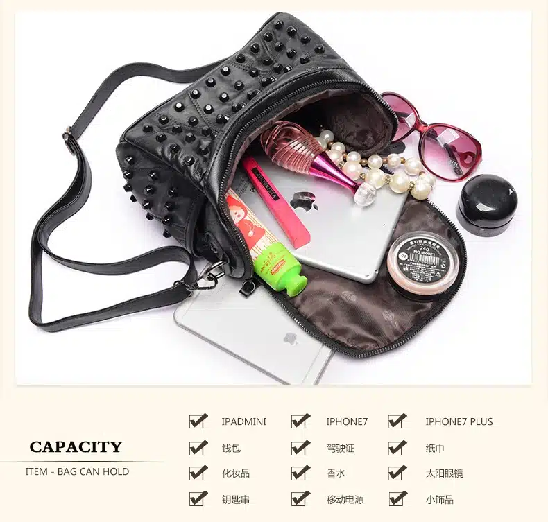 2019 Luxury Women Genuine Leather Bag Sheepskin Messenger Bags Handbags Famous Brands Designer Female Handbag Shoulder Bag Sac 16