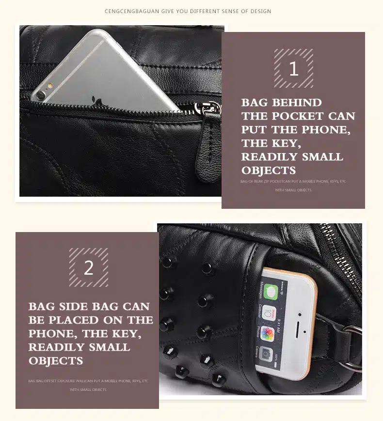 2019 Luxury Women Genuine Leather Bag Sheepskin Messenger Bags Handbags Famous Brands Designer Female Handbag Shoulder Bag Sac 17
