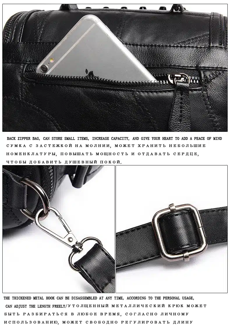 2019 Luxury Women Genuine Leather Bag Sheepskin Messenger Bags Handbags Famous Brands Designer Female Handbag Shoulder Bag Sac 27