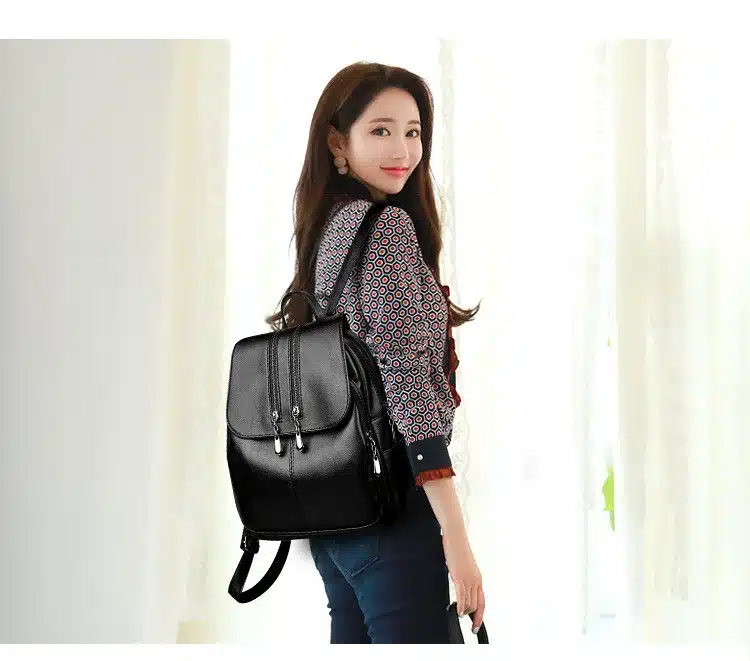 2019 Brand New Laptop Backpack Women Leather Luxury Backpack Women Fashion Backpack Satchel School Bag Pu 21