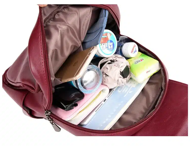 2019 Brand New Laptop Backpack Women Leather Luxury Backpack Women Fashion Backpack Satchel School Bag Pu 28