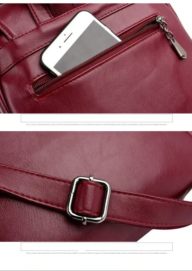 2019 Brand New Laptop Backpack Women Leather Luxury Backpack Women Fashion Backpack Satchel School Bag Pu 37