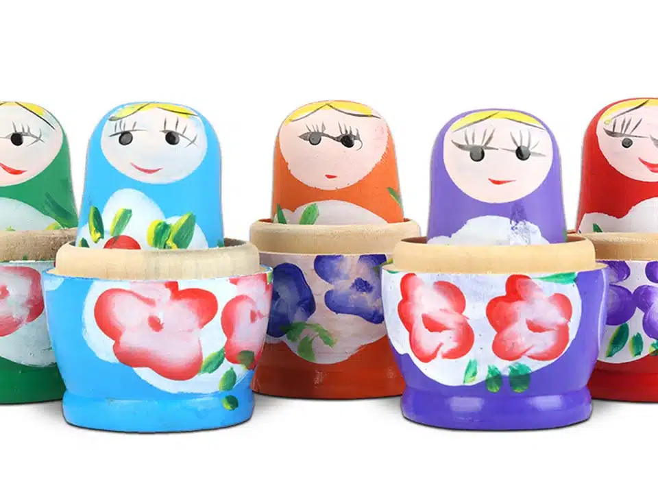 Puidust Matrjoška nukud | kujundav pilt e-kaubamaja pildikogust