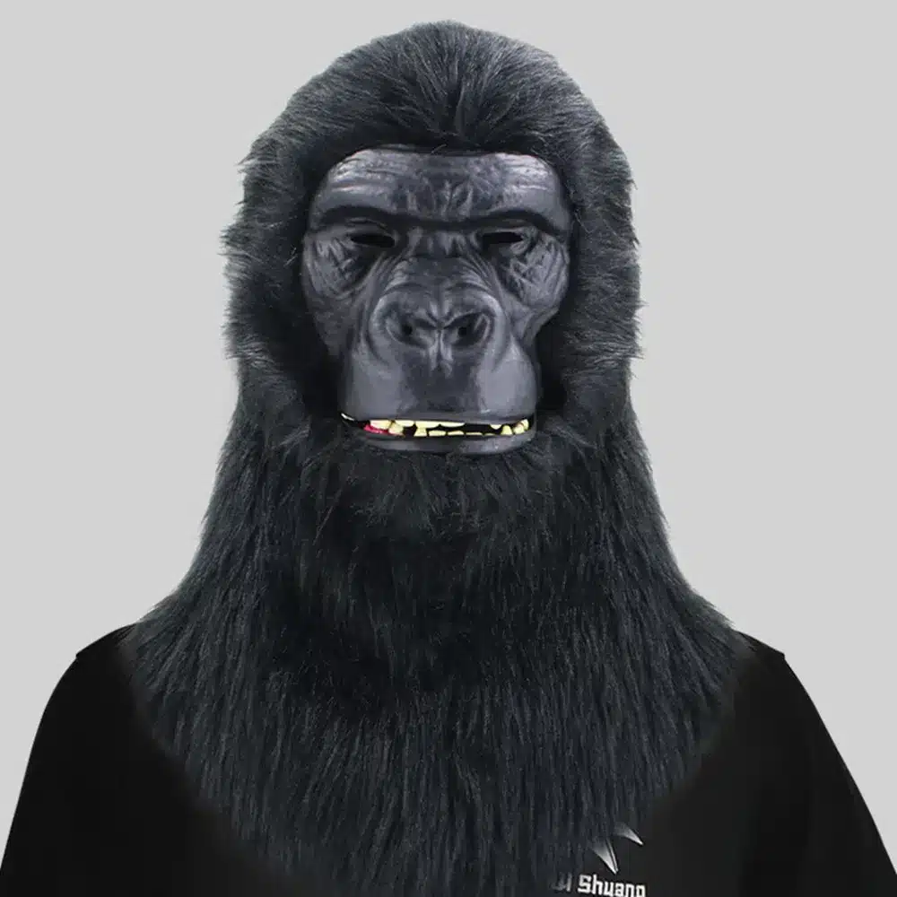 Must karvane gorilla mask | kujundav pilt e-kaubamaja pildikogust