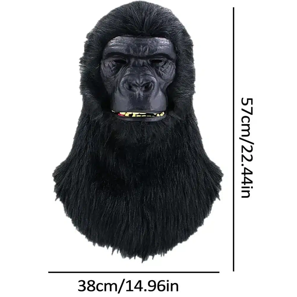 Must karvane gorilla mask | kujundav pilt e-kaubamaja pildikogust