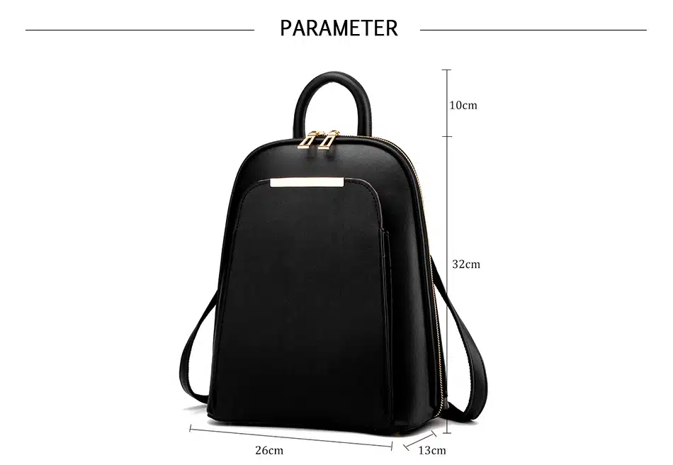 DIZHIGE Brand 2017 Solid High Quality PU Leather Backpack Women Designer School Bags For Teenagers Girls Luxury Women Backpacks 2