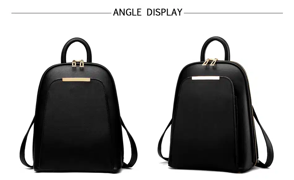 DIZHIGE Brand 2017 Solid High Quality PU Leather Backpack Women Designer School Bags For Teenagers Girls Luxury Women Backpacks 12