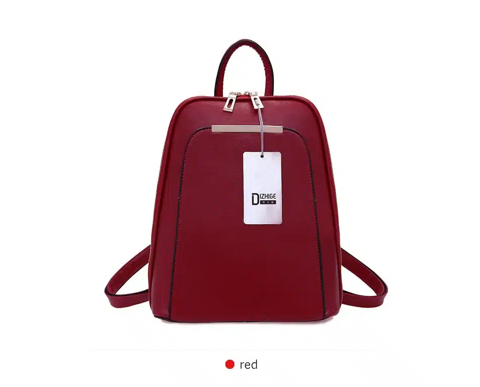 DIZHIGE Brand 2017 Solid High Quality PU Leather Backpack Women Designer School Bags For Teenagers Girls Luxury Women Backpacks 16