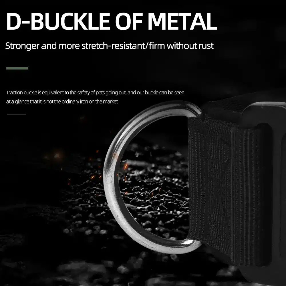metallist D-kujuline pannal mustal rihmal