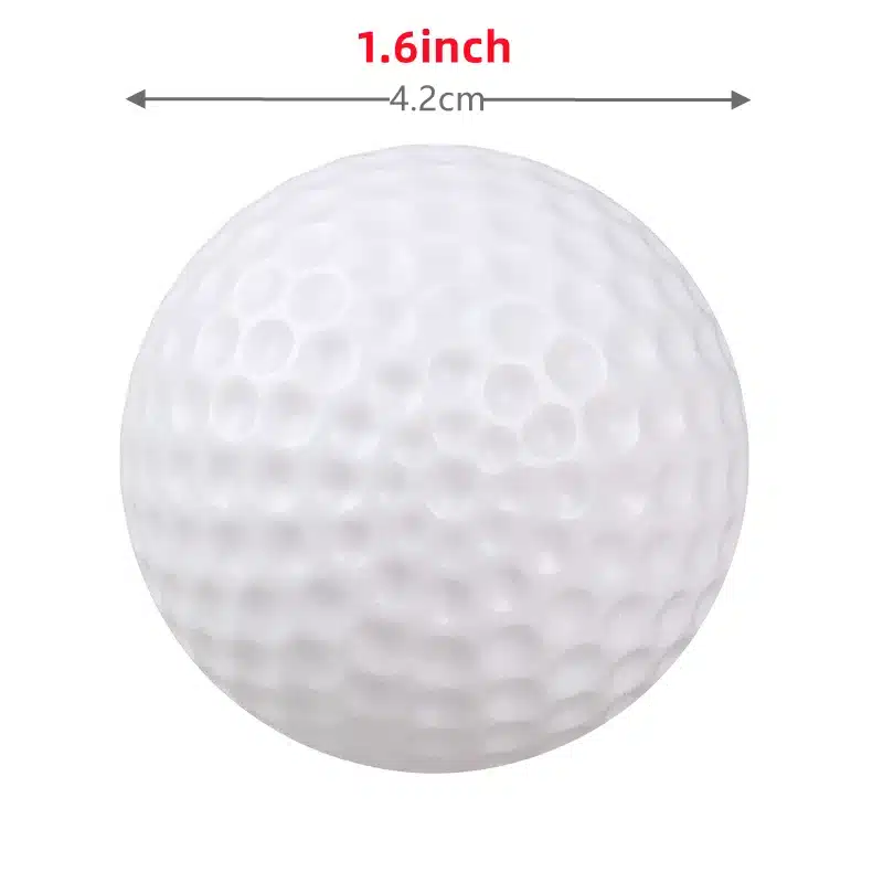 valge golfipall mõõtmetega 4,2 cm
