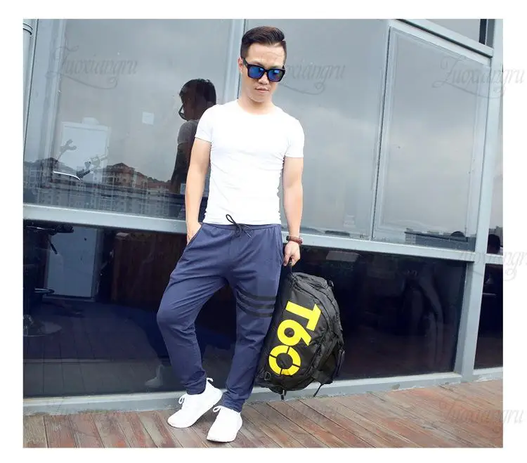 New Men Sport Gym Bag Lady Women Fitness Travel Handbag Outdoor Backpack with Separate Space For Shoes sac de sport 13