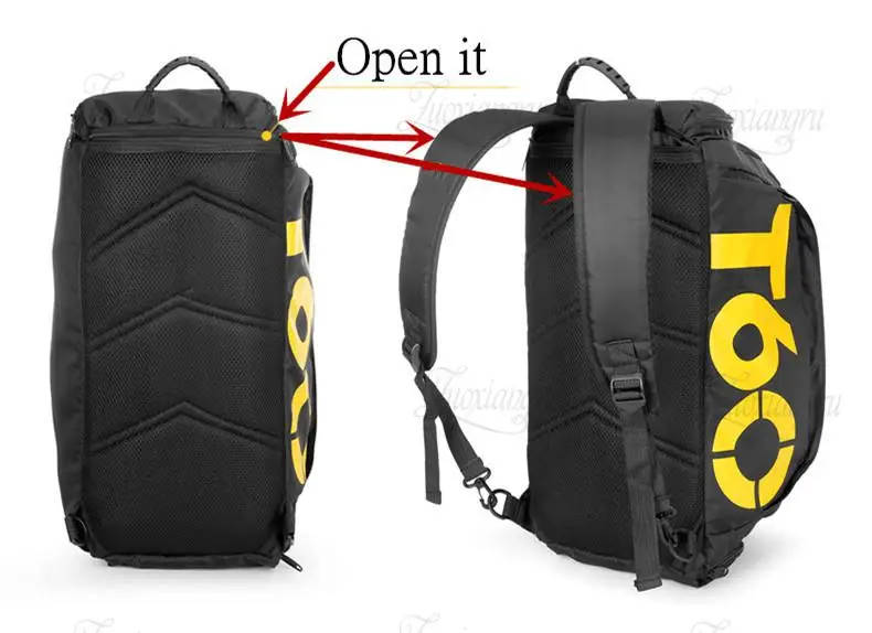 New Men Sport Gym Bag Lady Women Fitness Travel Handbag Outdoor Backpack with Separate Space For Shoes sac de sport 15