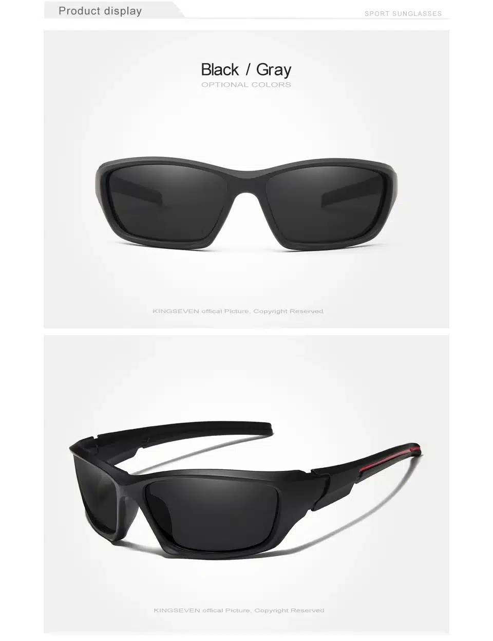 Kingseven Brand Classic Sunglasses Men Polarized Glasses Driving Original Accessories Sun Glasses for Men/Women Oculos De Sol 16