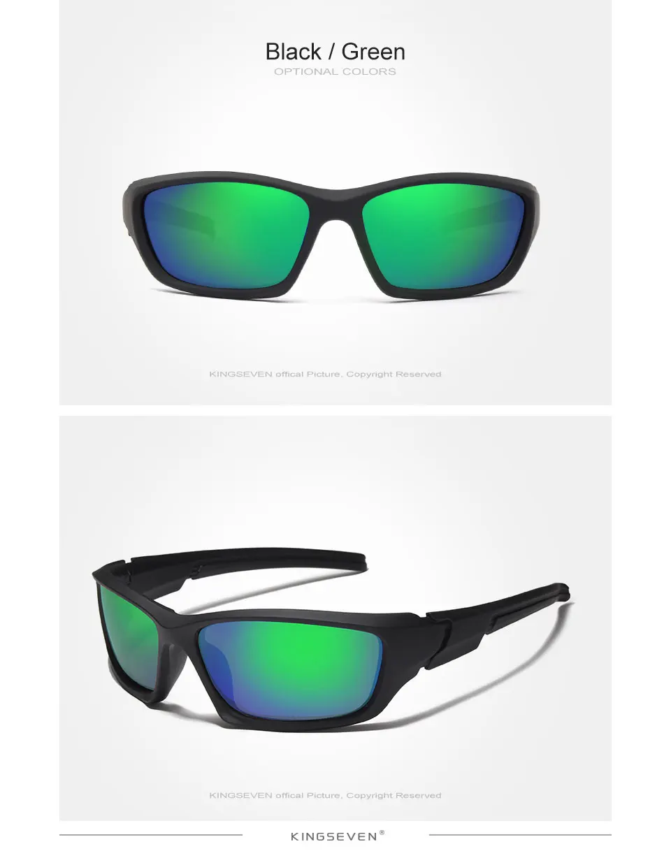 Kingseven Brand Classic Sunglasses Men Polarized Glasses Driving Original Accessories Sun Glasses for Men/Women Oculos De Sol 20