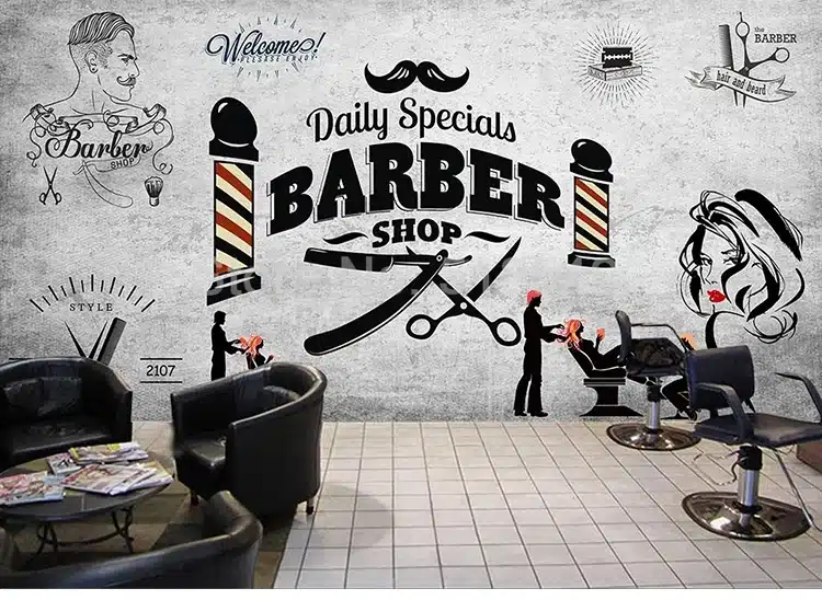 Tapeet "Barber shop" | kujundav pilt e-kaubamaja pildikogust