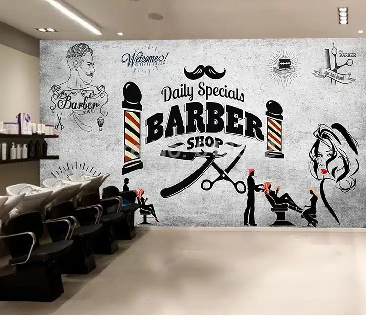 Tapeet "Barber shop" | kujundav pilt e-kaubamaja pildikogust