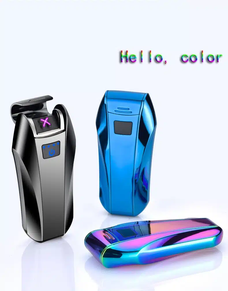 USB Lighter Double Arc Windproof Flameless Electronic Lighter Cigarette Lighter Plasma Lighter 16