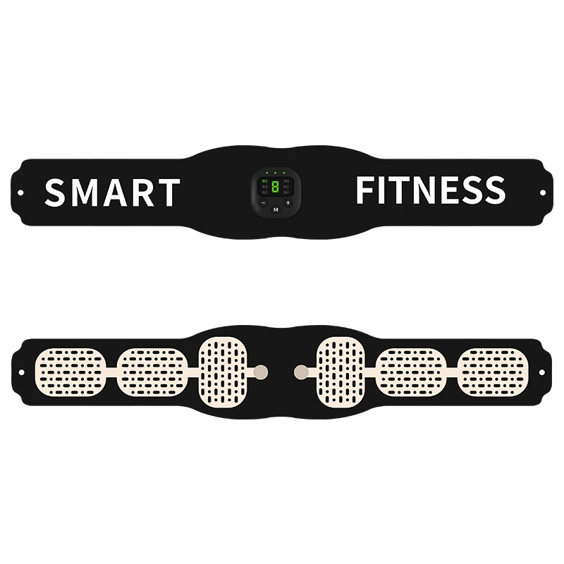 must fitness vöö elektroonilise juhtpaneeliga ja kuue padjaga