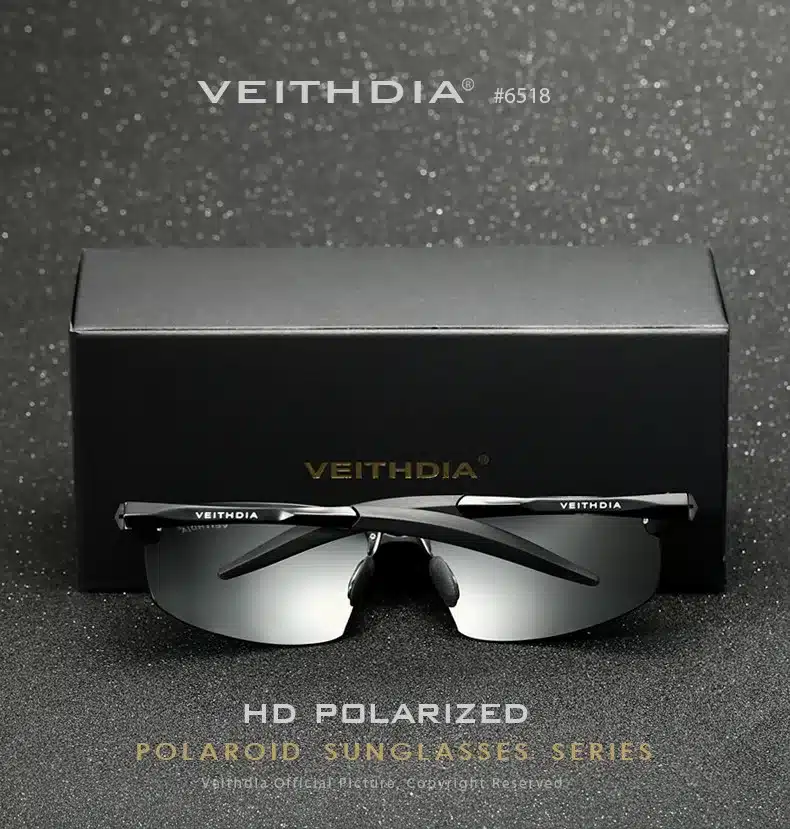 VEITHDIA Brand Designer Aluminum Mens Sunglasses Polarized Sun glasses Eyewear Accessories For Men oculos de sol masculino 6518 9