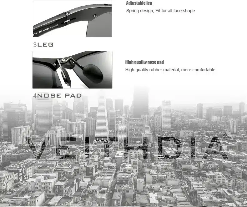 VEITHDIA Brand Designer Aluminum Mens Sunglasses Polarized Sun glasses Eyewear Accessories For Men oculos de sol masculino 6518 15