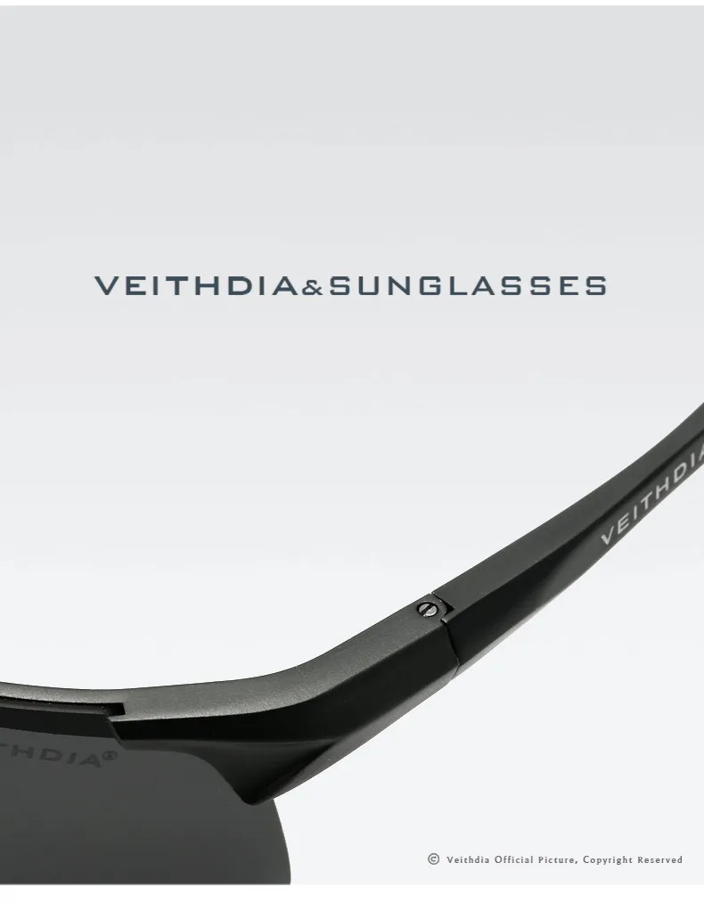 VEITHDIA Brand Designer Aluminum Mens Sunglasses Polarized Sun glasses Eyewear Accessories For Men oculos de sol masculino 6518 25