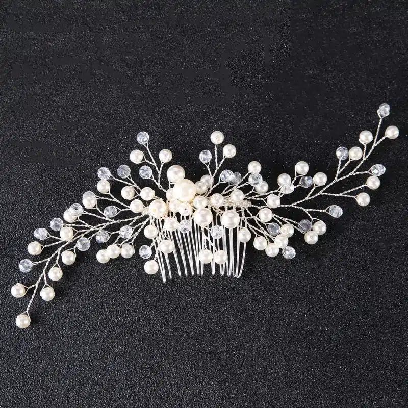 Bridal Hair Ornaments Fashion Hairwear Wedding Hair Accessories Comb for Hair Women Girl Headpiece Headdress Head Decoration Pin 11