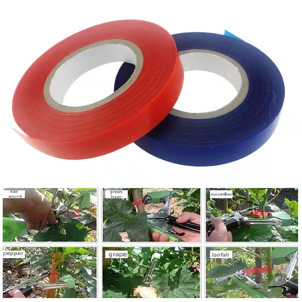 ALLSOME Plant Branch Hand Tying Machine Flower Vegetable Garden Tapetool Tapener Gardening Tapes + Staples Garden Tools HT1625 14