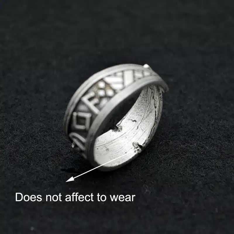 1pcs Antique Silver Viking Ring Nordic Rune Rings Handmade Men Adjustable Rings Norse Mythology Viking Jewelry RG37 24