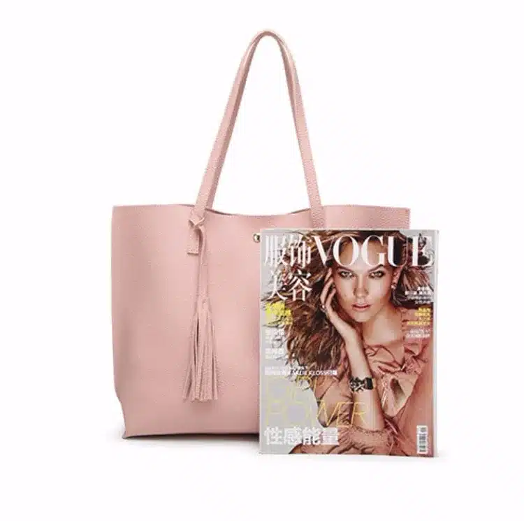 Ankareeda Luxury Brand Women Shoulder Bag Soft Leather TopHandle Bags Ladies Tassel Tote Handbag High Quality Women's Handbags 10
