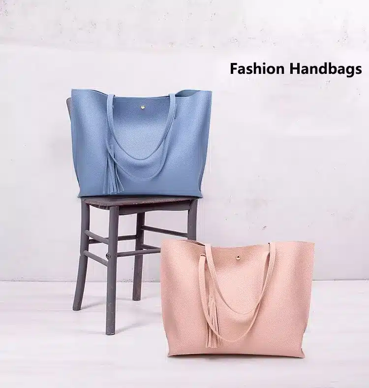 Ankareeda Luxury Brand Women Shoulder Bag Soft Leather TopHandle Bags Ladies Tassel Tote Handbag High Quality Women's Handbags 11