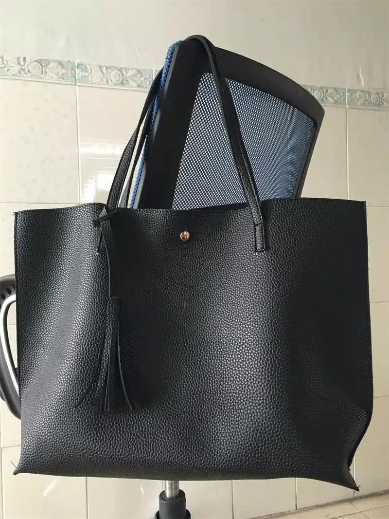 Ankareeda Luxury Brand Women Shoulder Bag Soft Leather TopHandle Bags Ladies Tassel Tote Handbag High Quality Women's Handbags 25
