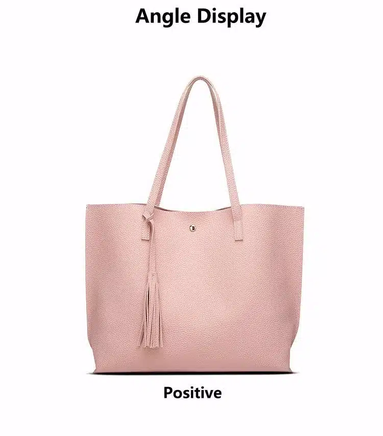 Ankareeda Luxury Brand Women Shoulder Bag Soft Leather TopHandle Bags Ladies Tassel Tote Handbag High Quality Women's Handbags 31
