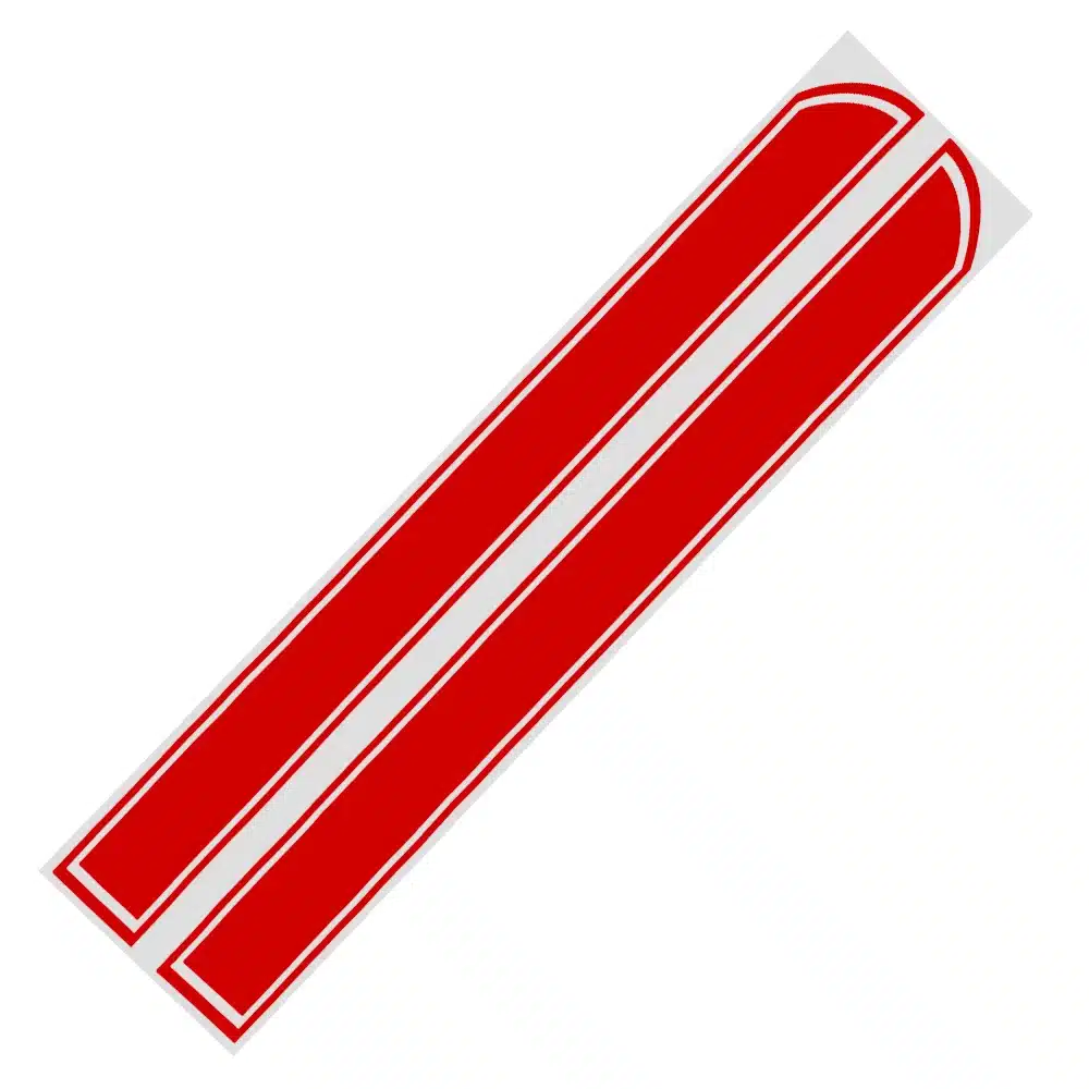 Car Stickers and Decals Car Styling Auto Motorcycle Sticker Hood Engine Cover DIY Stripe Decoration Reflective 14