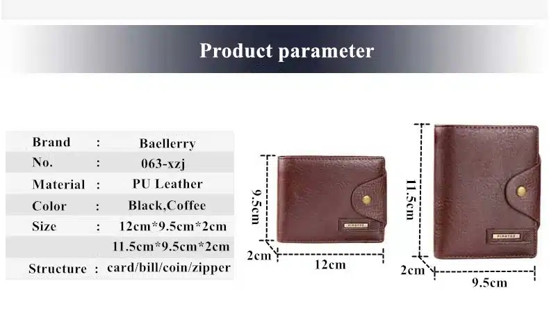New 2018 Guaranteed Genuine Leather Brand Men Wallets Design Short Small Wallets Male Mens Purses Card Holder Carteras 9